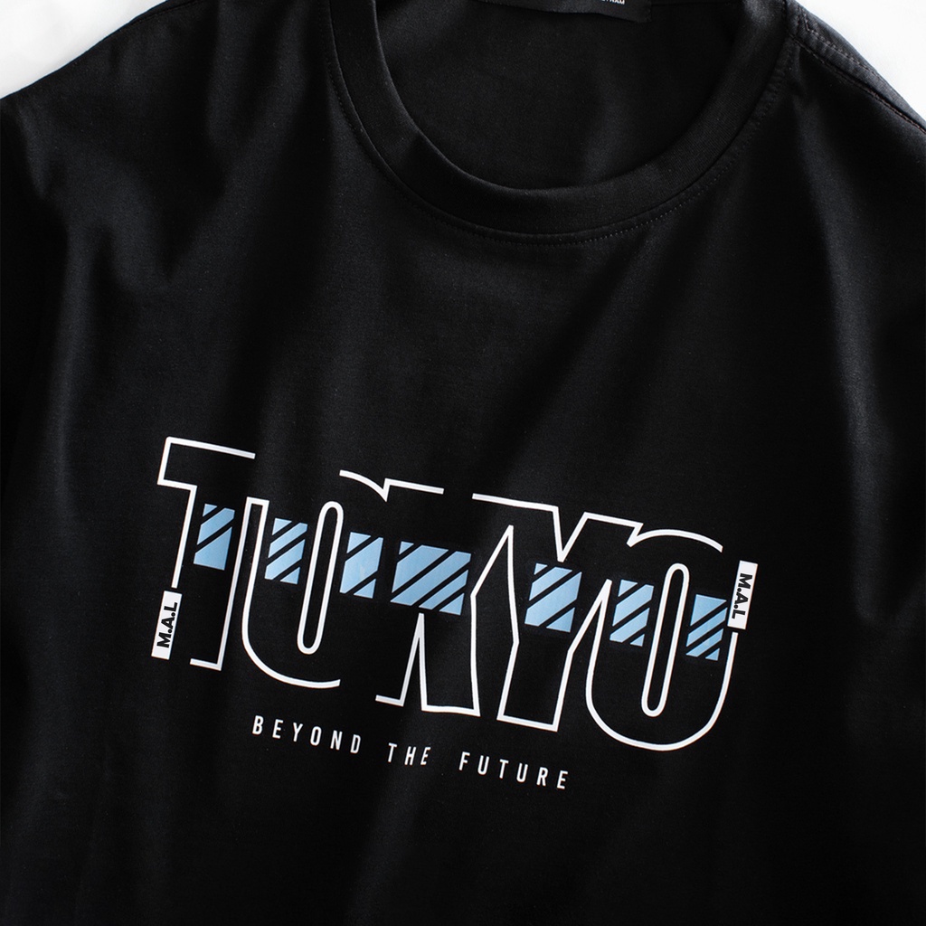 Áo Thun Nam Thời Trang Tay Ngắn Cổ Tròn Thun Lạnh Cao Cấp - In Hình TOKYO -MALBA004- MAL STORE