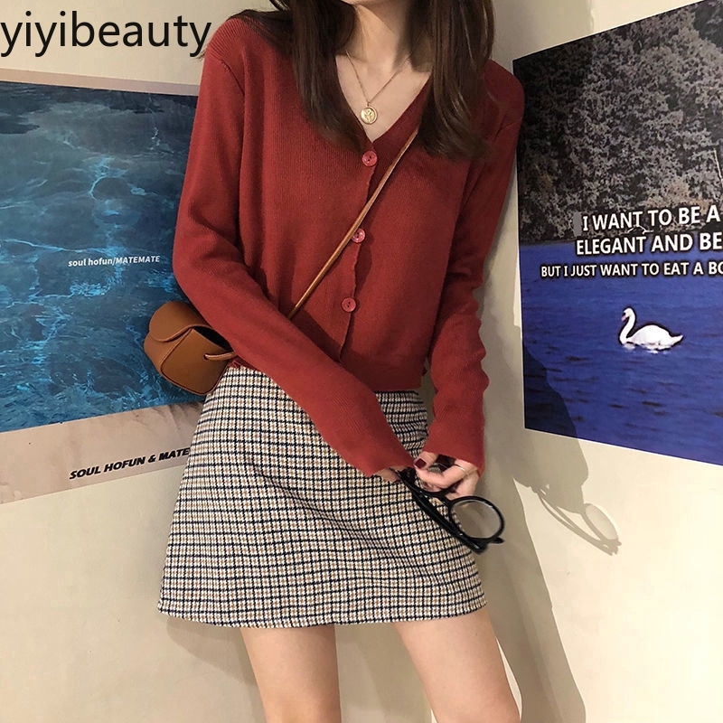 Áo Khoác Len Cardigan Tay Dài Dáng Rộng Thời Trang Mùa Xuân Cho Nữ | BigBuy360 - bigbuy360.vn