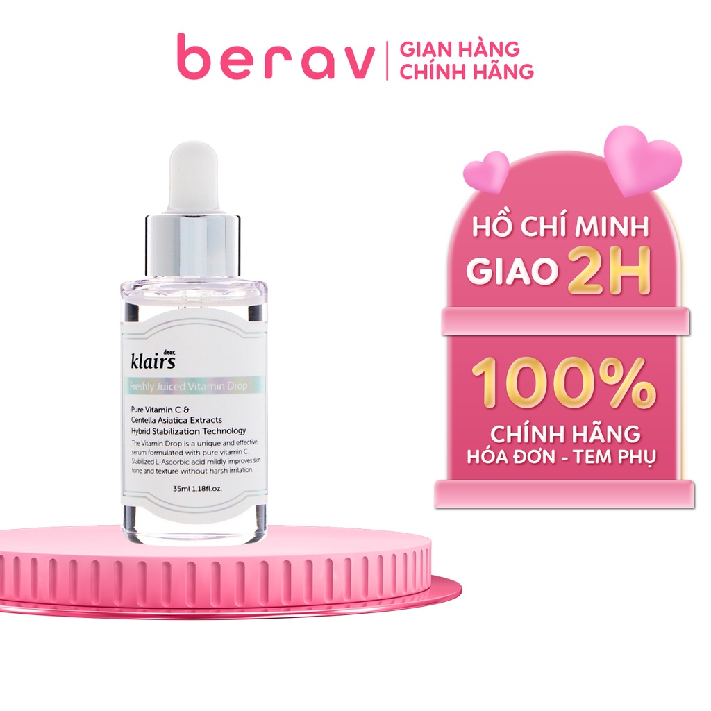 Tinh Chất Serum Klairs Freshly Juiced Vitamin C Drop Trắng Da, Mờ Thâm 35ml