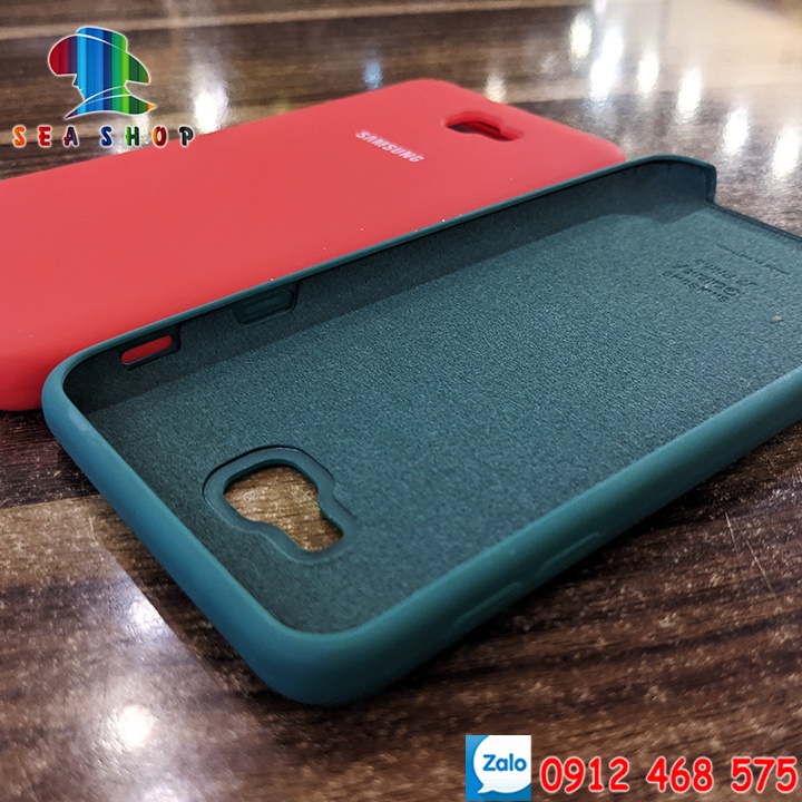 Ốp chống bẩn Samsung J7 Prime SM-G610 - Nhựa dẻo - Bên trong có lot nhung - Kính cường lực 9D