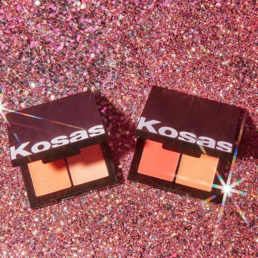 Kosas - Bảng kem má hồng bắt sáng Kosas Color &amp; Light: Crème Cream Blush &amp; Highlighter Duo 9g