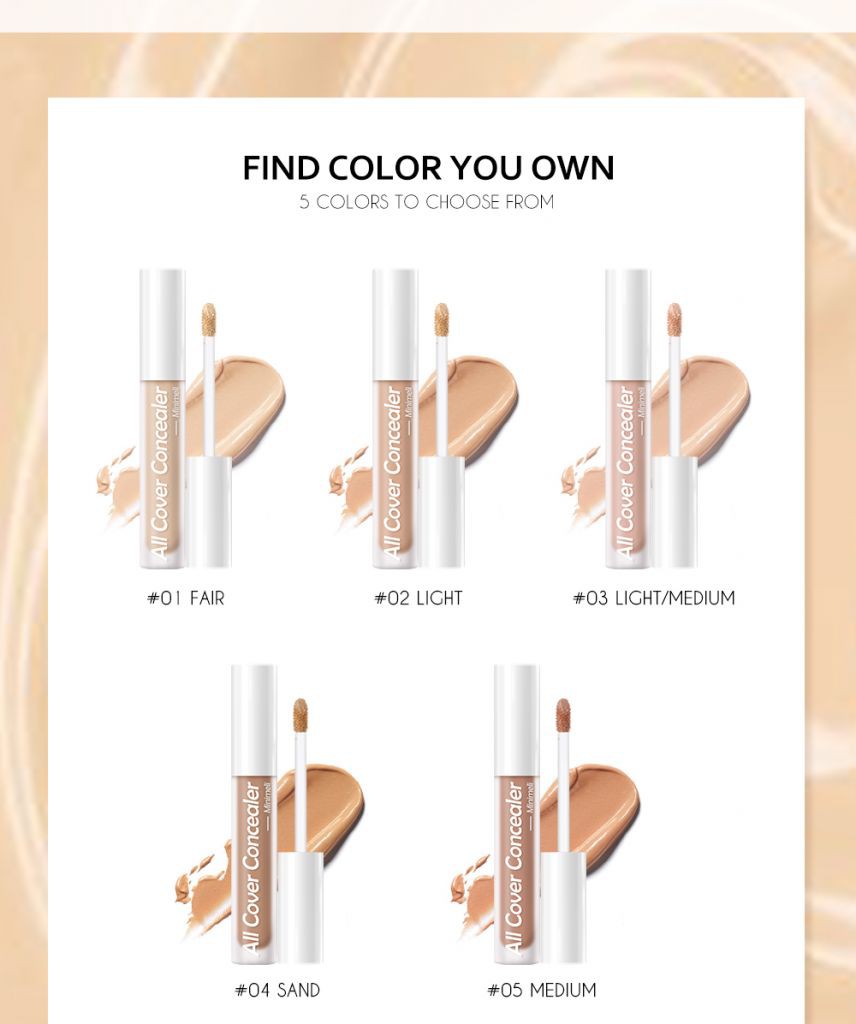 [Hàng mới về] Kem che khuyết điểm Minimeli che đi quầng thâm mụn tạo lớp trang điểm tự nhiên