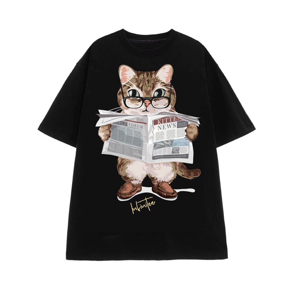 Áo thun INFINITEE Fni0725, Thun 100% Cotton - form rộng Unisex.