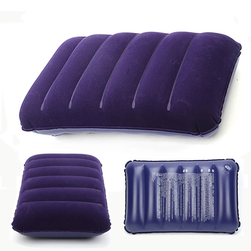 Ultra Gối Bơm Hơi Hình Vuông Bằng PVC Siêu Nhẹ Tiện Dụng Mang Theo Du Lịch Cắm Trại
