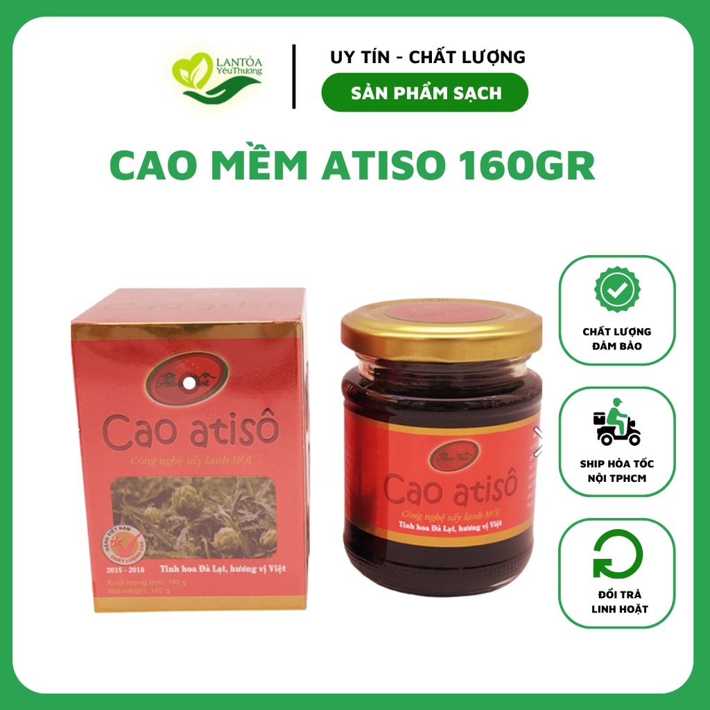 Cao Mềm Atisô 160G ( 95% Atisô, 5% Đường)