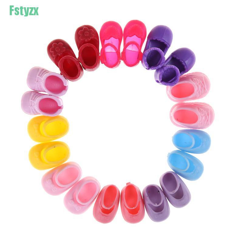 fstyzx 5Pairs Fashion Shoes Boots For Sister Kelly Eva Doll Kids Gift