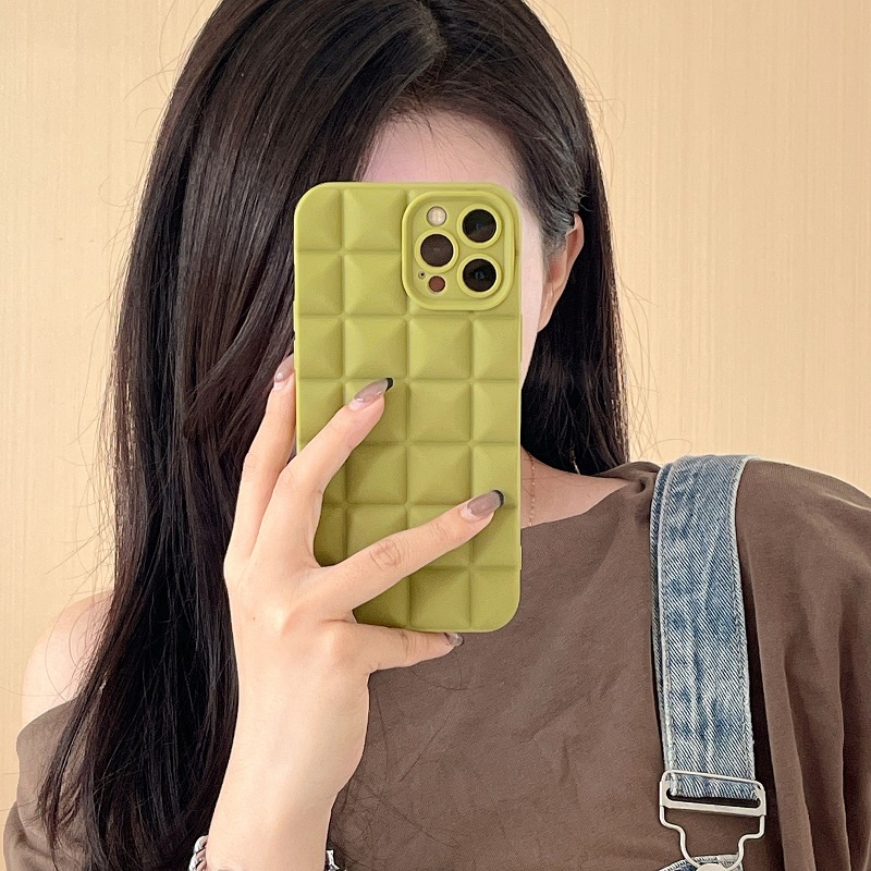 Ốp Điện Thoại TPU Dẻo Họa Tiết Khối Sáng Tạo Bảo Vệ Toàn Diện Chống Rơi Cho iPhone 14 13 12 11 Pro Max 14Plus X XS XSMAX
