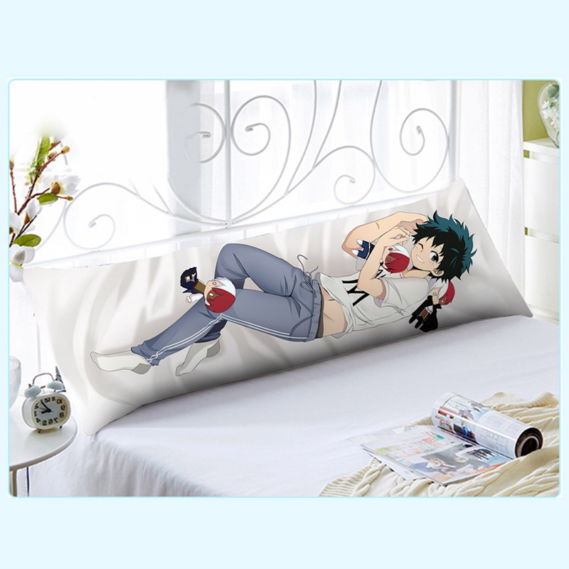 Vỏ Gối In Hình Nhân Vật Deku &amp; Todoroki Dakimakura Trong Phim My Hero Academia Ốp