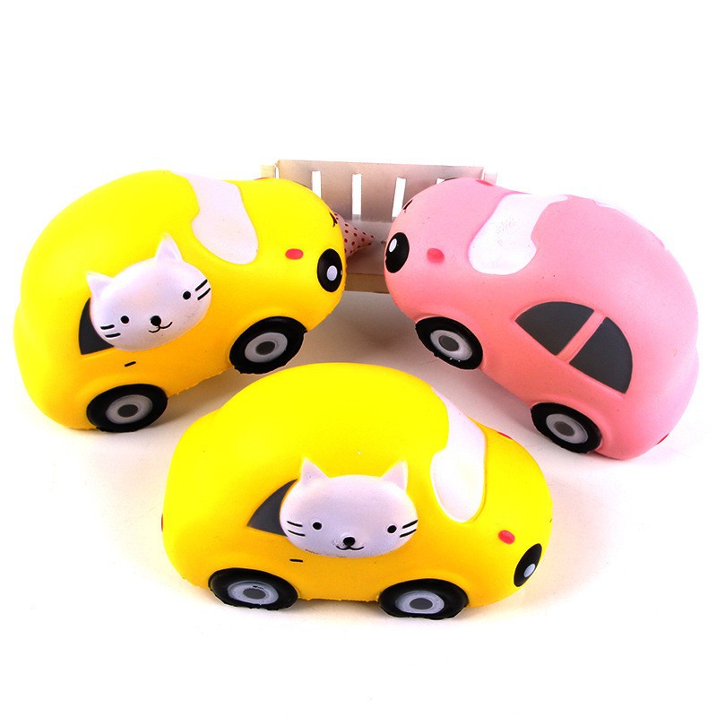 Chính hãng Sunny Squishy - Xe ôtô mèo cực khủng (15x8cm)  shop khobansilc