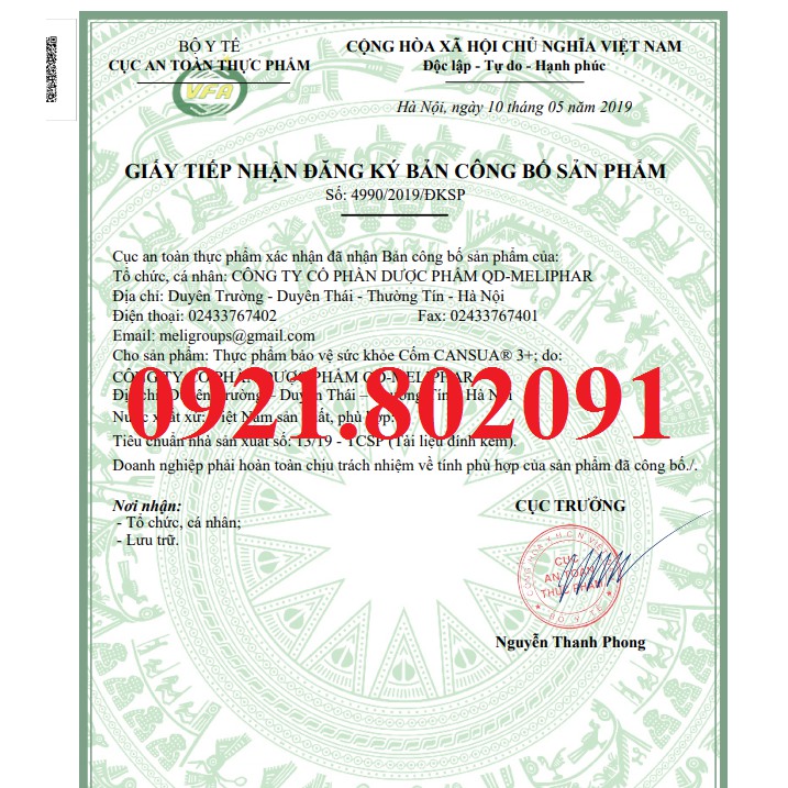 Cốm CANSUA3+ cai hơn khỏe mạnh hơn CANSUA 3+