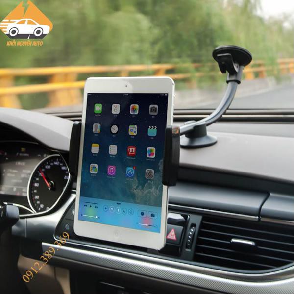 Giá Đỡ iPad Và Điện Thoại Trên Ô tô 2 Trong 1 Hít Chân Không Cao Cấp - iPad Holder For Car