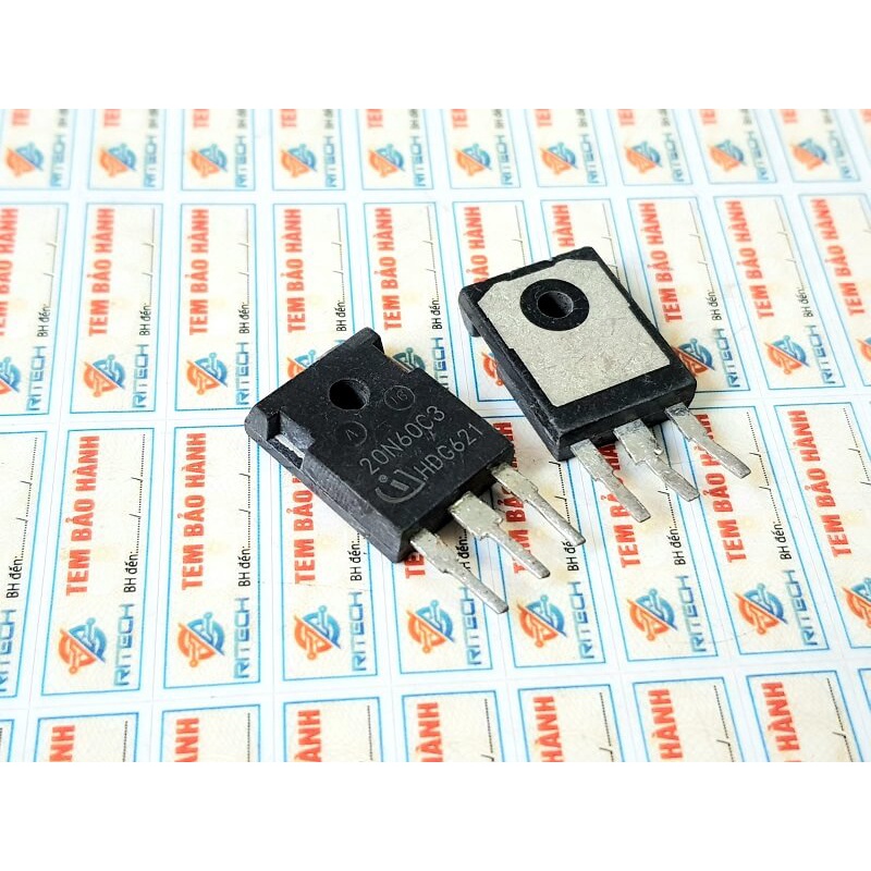 [Combo 5 chiếc] 20N60C3 20N60 Mosfet Kênh-N 20A/600V TO-3P (Tháo Máy)