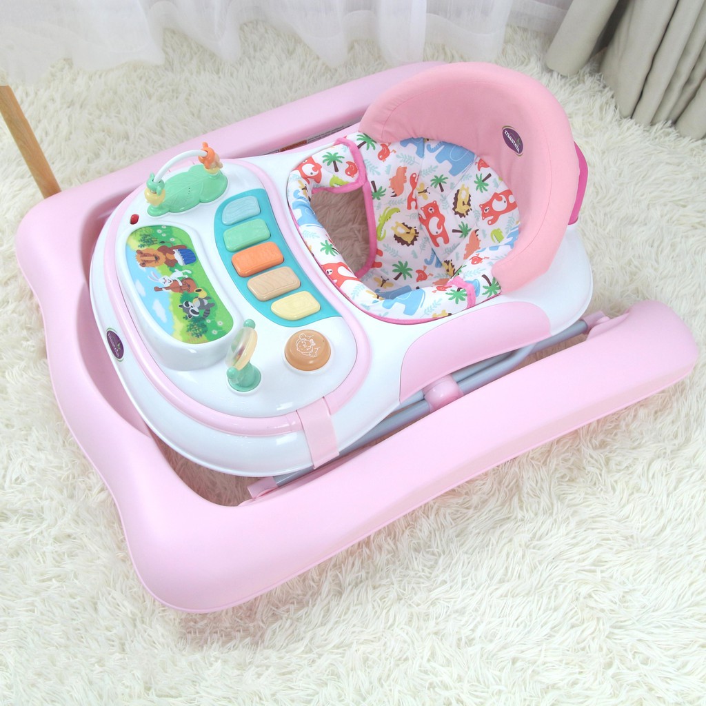 Xe tập đi  𝑭𝒓𝒆𝒆𝒔𝒉𝒊𝒑  Xe tập đi 2 giai đoạn có đồ chơi Mastela 1123 màu hồng