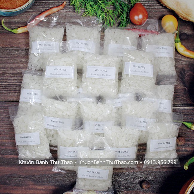 Mứt bí đao trắng 250g - nguyên liệu nhân bánh trung thu thập cẩm