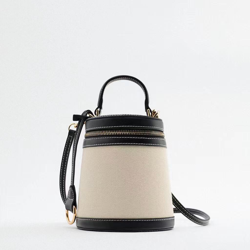 Túi Đeo Vai Zara mini Dạng Hộp Phối Màu Tương Phản 2022 Cho Nữ