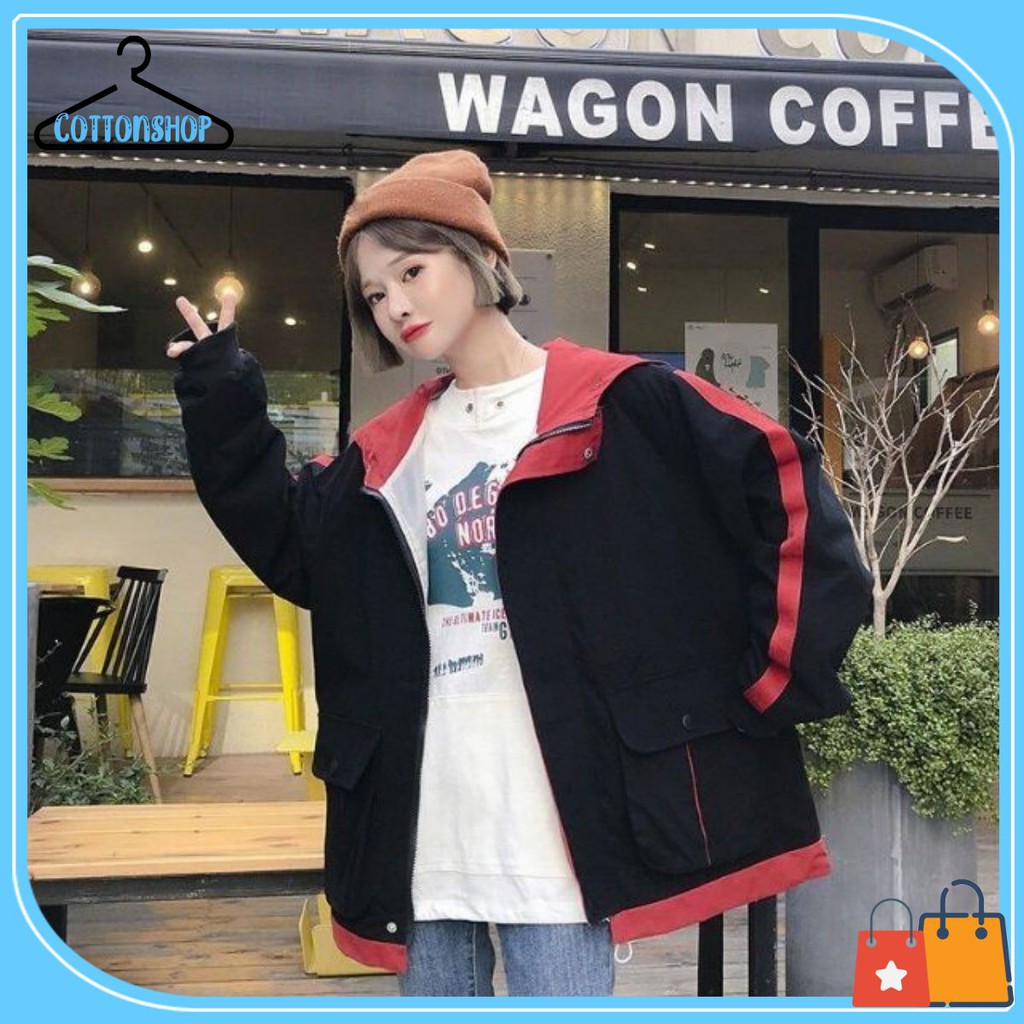 [Mã WASTMAY giảm 15% tối đa 30K đơn 150K] [Giá siêu rẻ] Áo khoác kaki form rộng 1 sọc tay