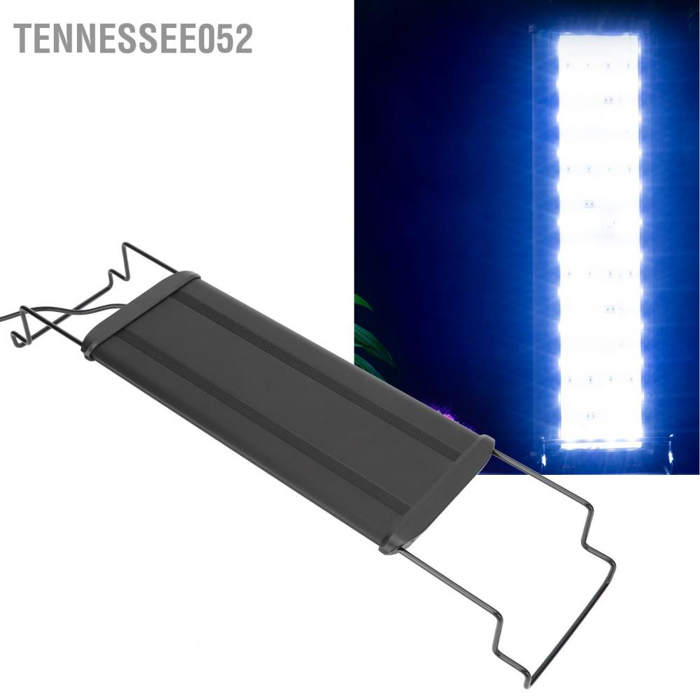 Tennessee052 Fish Tank Light 30LED Full Spectrum 12W Adjustable Planted Aquarium Lamp for Landscape Freshwater US Plug 100‑240V