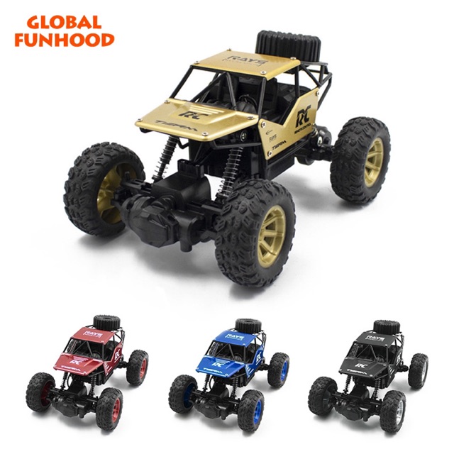 Xe điều khiển địa hình off-road vỏ kim loại 1:18