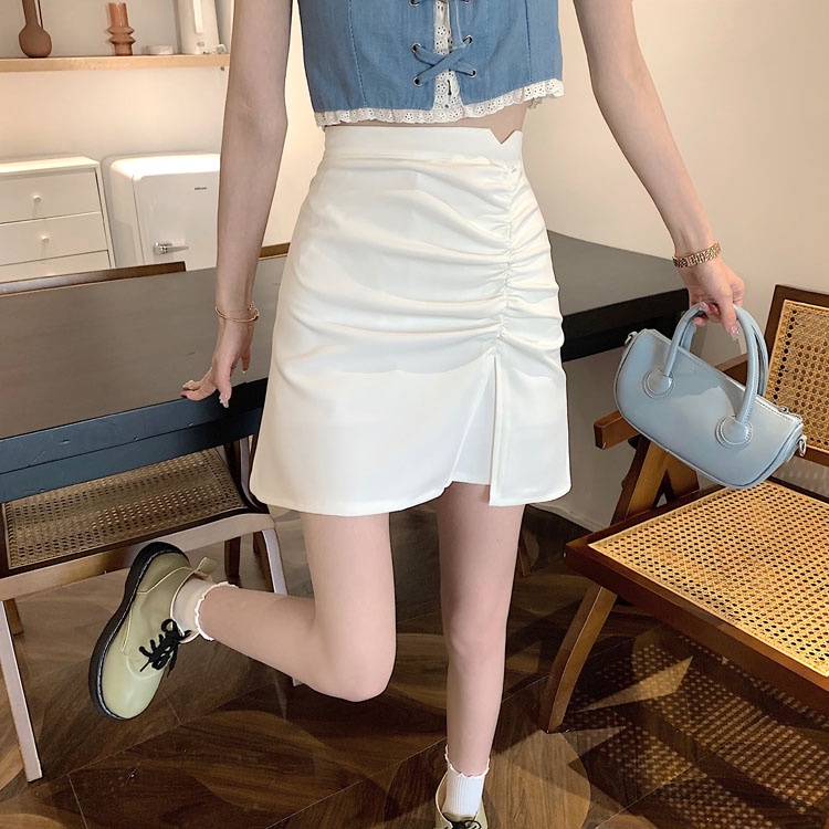 Chân váy SUXI dáng chữ A thiết kế thời trang phong cách Hàn Quốc cho nữ