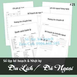 💖Sổ lên kế hoạch 💖 Sổ tay lên kế hoạch du lịch_Nhật ký du lịch_ khổ B5_150 trang – In bằng giấy trắng ca