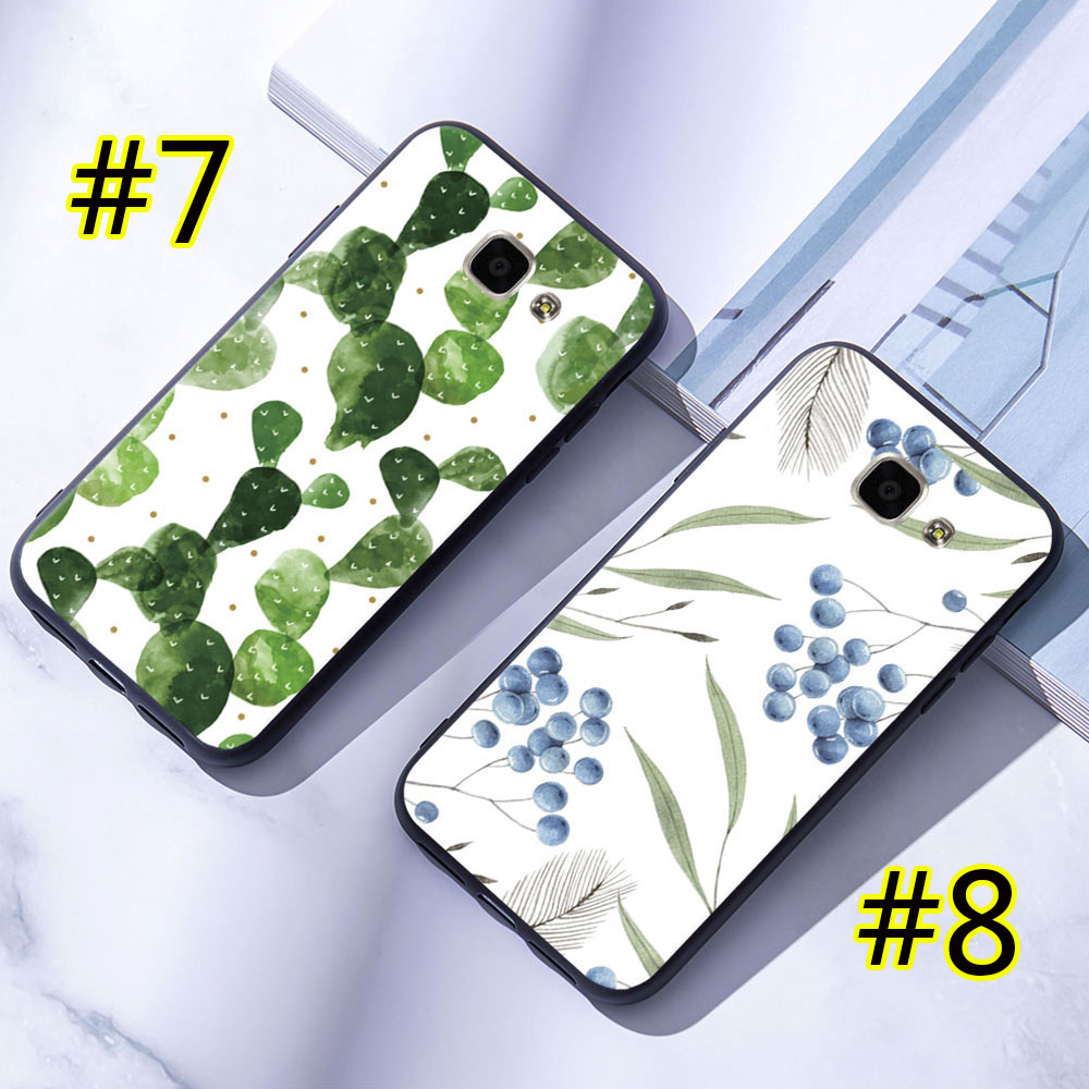 Ốp điện thoại Silicon mềm in hình hoa lá dễ thương cho Samsung Galaxy A5/A7 2015/2016/2017 | BigBuy360 - bigbuy360.vn