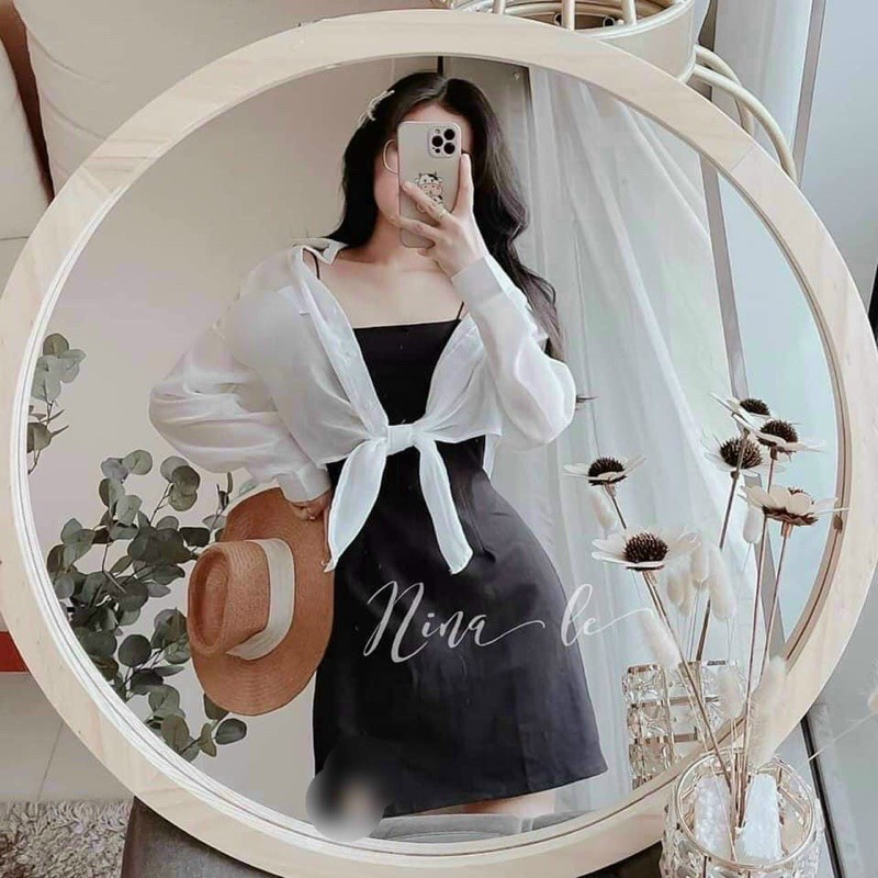 ◼️ SỈ : 90k ⚫️ SET ĐẦM UMI + ÁO VOAN LỤA CAO CẤP ☑️☑️☑️ ◾️ SIZE : < 55kg (Tuỳ chiều cao) ⬛️ GIÁ GIẢM THEO SỐ LƯỢNG