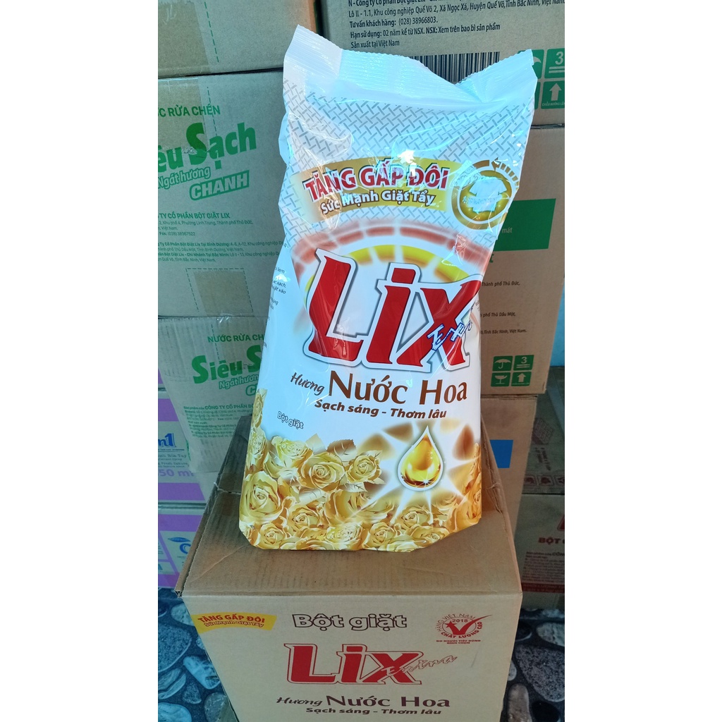 Bột Giặt LIX EXTRA HƯƠNG NƯỚC HOA 7kg