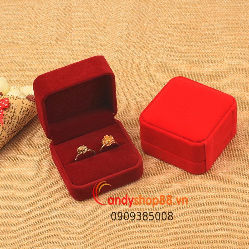 [HCM] Hộp nhung đựng nhẫn cưới, nhẫn đôi đẹp | BigBuy360 - bigbuy360.vn