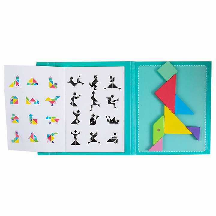 Đồ chơi xếp hình gỗ tư duy TANGRAM 7 mảnh