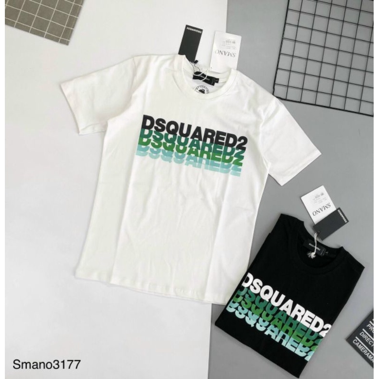 áo phông nam tay ngắn cổ tròn chất thun lạnh mịn màng-áo phông nam in chữ Dsquared 2 cực đẹp