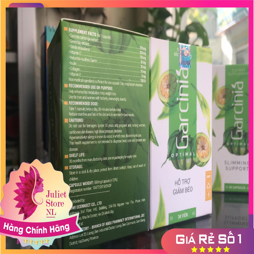 GIẢM CÂN NHANH GARCINIA OPTIMAL VIÊN UỐNG GIẢM CÂN THẦN TỐC ĐẸP DA  EO THON DÁNG GỌN AN TOÀN HIỆU QUẢ 100% CHÍNH HÃNG | BigBuy360 - bigbuy360.vn