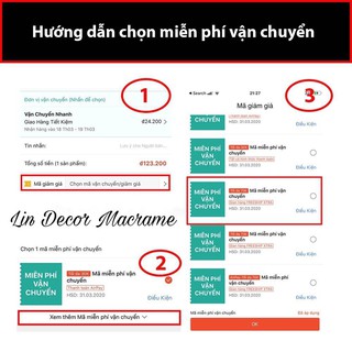 [Giá Ưu Đãi] Macrame Hàn Quốc by Lin Decor