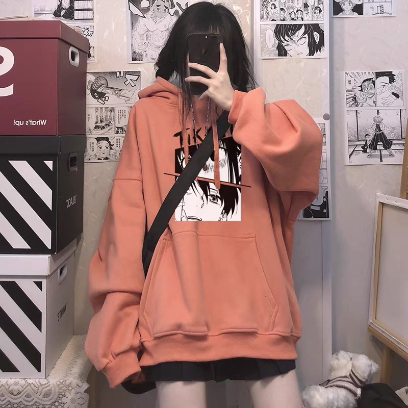 Áo Hoodie Nỉ Bông Tay Dài Unisex TIKKEO Hoạ Tiết(ODER 2 NGÀY)