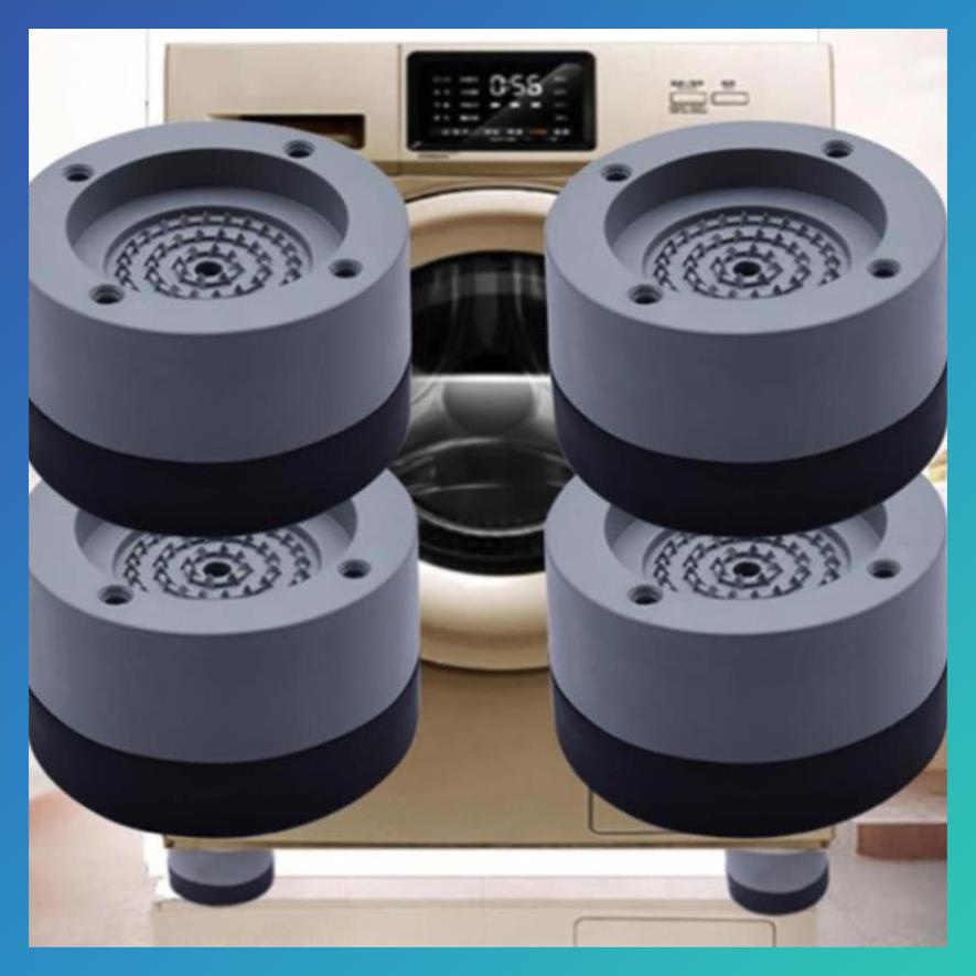 Chân máy giặt 4 miếng cao su cao cấp chống ồn chống rung (LOẠI 1)