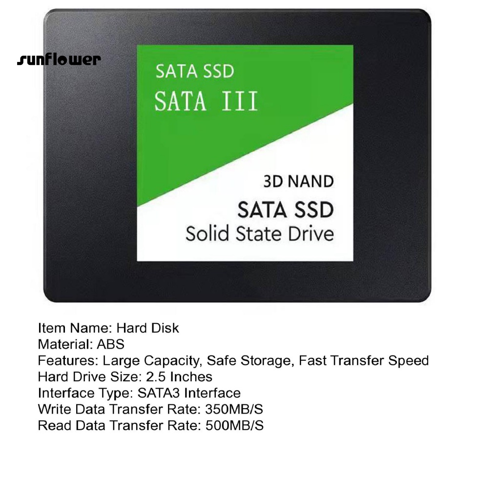Ổ cứng SSD LENOVO 512GB SATAIII cao 7MM tùy chọn màu sắc