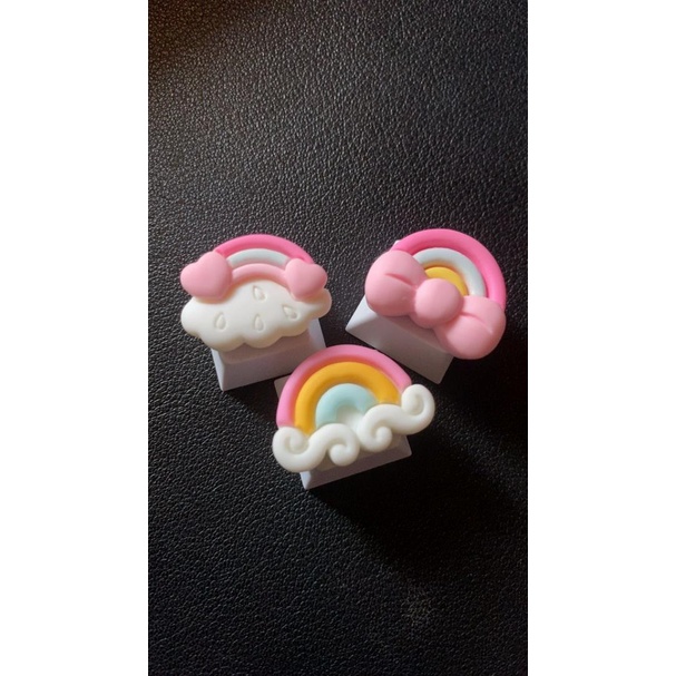 Keycap 7 cầu vồng đám mây dễ thương R4 đẹp