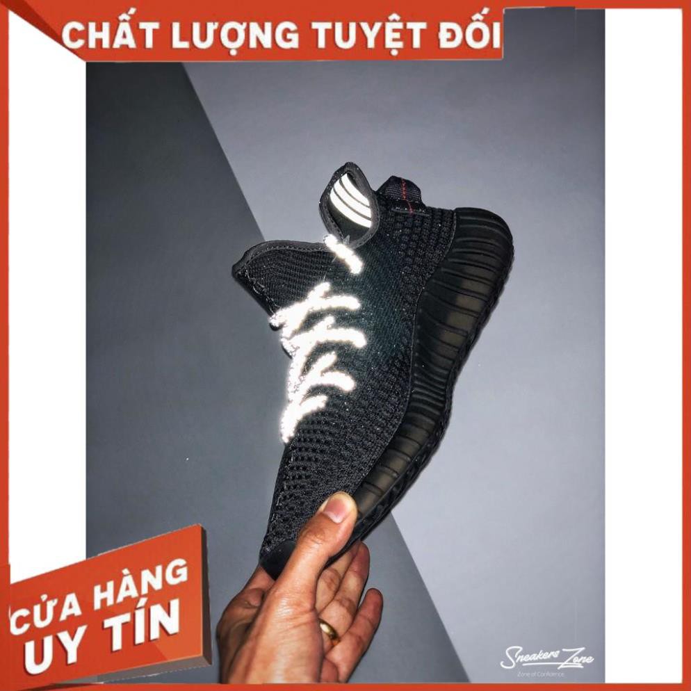 (FREE SHIP + HỘP + QUÀ) Video GIÀY THỂ THAO YEEZY BOOST 350 V2 STATIC ĐEN Phản quang dây siêu đẹp cho nam và nữ | BigBuy360 - bigbuy360.vn