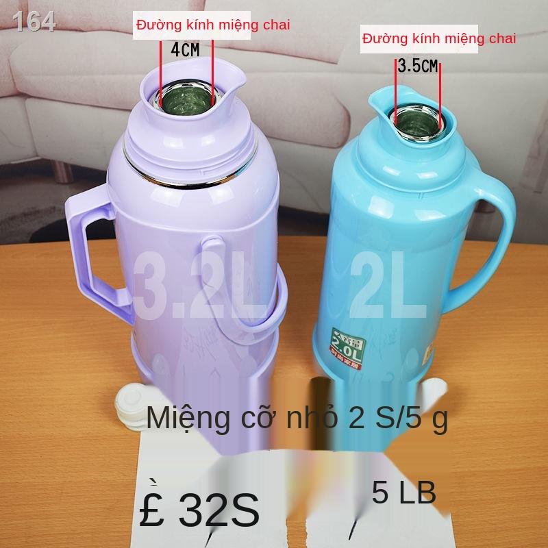 ₪☬⊕Bình giữ nhiệt Bình giữ nhiệt Bình nhựa Silicon Kích thước Bình nước sôi Bình giữ nhiệt Nắp nút bằng gỗ Bình giữ nhiệ