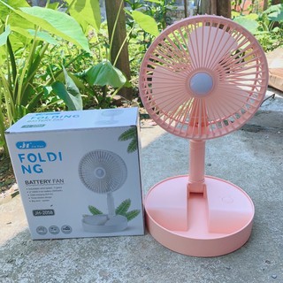 Quạt tích điện gấp tròn siêu gọn jh2058