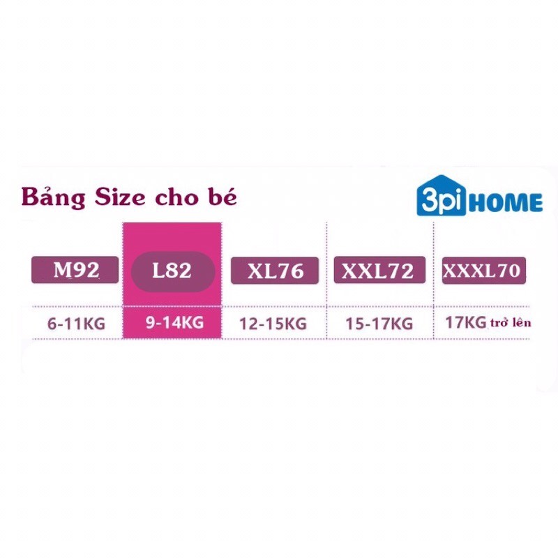 BỈM DÁN/QUẦN GOOD PARTNER SIZE S112/ M96-92/ L82/ XL76/ XXL72/ XXXL70