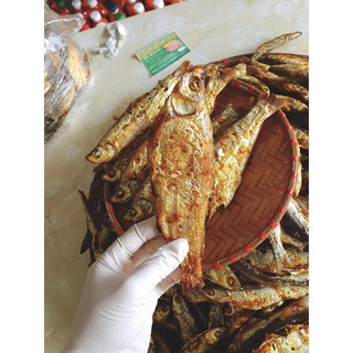 Cá thiểu hồ Thác Bà sấy ăn liền-500G