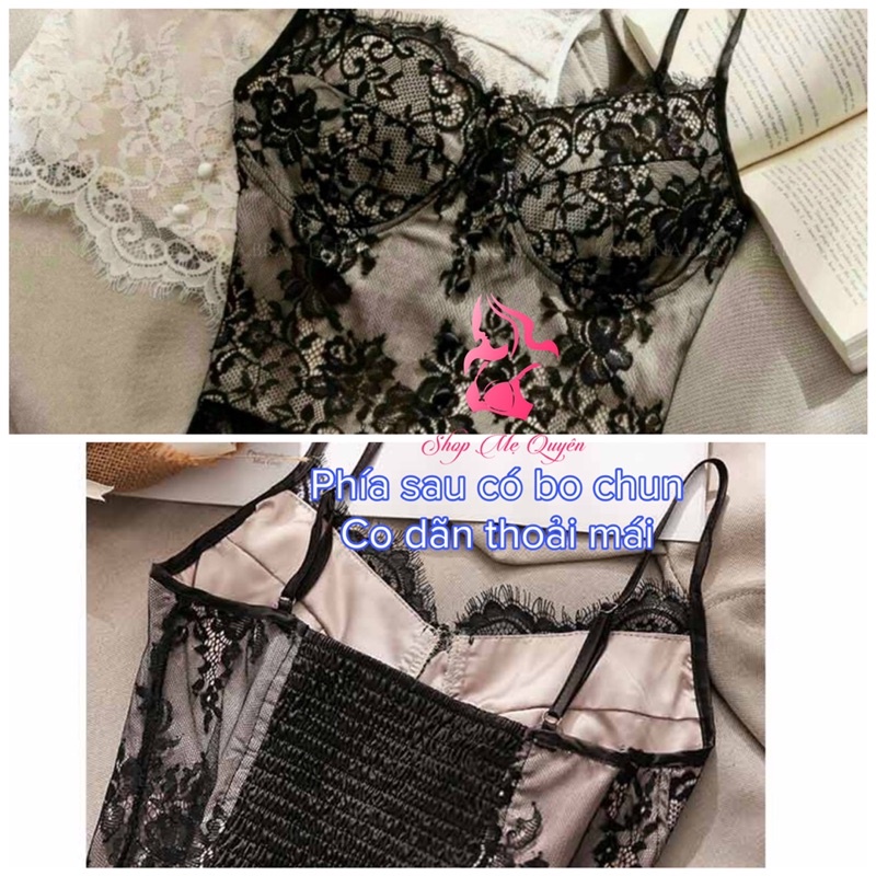 Áo bra ren, áo 2 dây kèm mút ngực kiểu dáng sexy cho bạn gái đi biển, dạo phố, áo phối bo chun sau co dãn thoải mái
