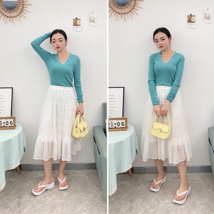 Dép Xỏ Ngón Nữ Đế Cao 5cm Cao Cấp, Dép Tông Nữ Thoải Mái Êm Chân