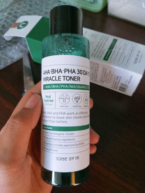 Nước Hoa Hồng "Thần Kỳ" Some By Mi AHA-BHA-PHA 30 Days Miracle Toner [Trị Sạch Mụn Chỉ Trong 30 Ngày]