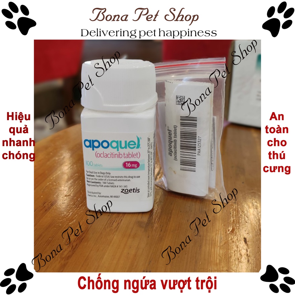 Apoquel dinh dưỡng giúp giảm ngứa trên chó