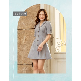 [ESOWB12012-1] ĐẦM CỔ VEST THIẾT KẾ SANG TRỌNG - esitto