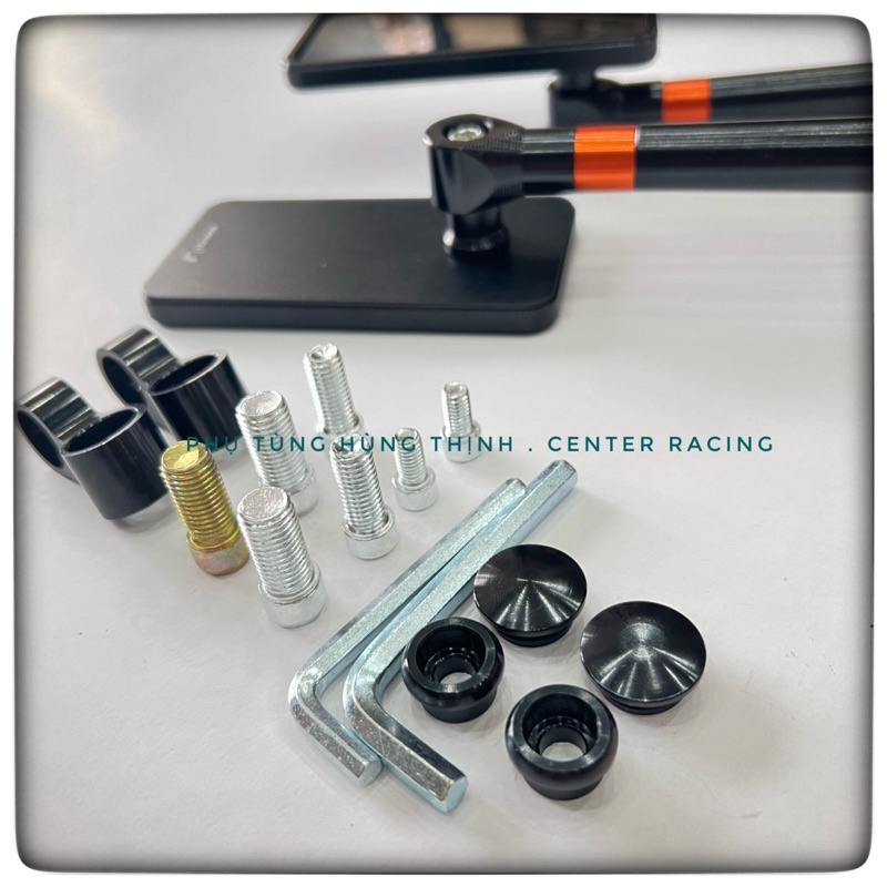 Kính chiếu hậu iPhone Rizoma ( gương xe máy ) nhập khẩu cao cấp gắn cho tất cả dòng xe hiện nay
