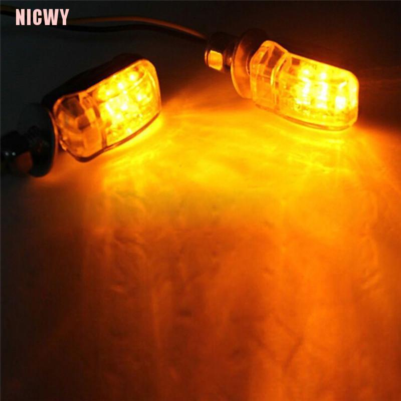 Set 2 Đèn Xi Nhan 6 Bóng Led 12v Cho Xe Mô Tô