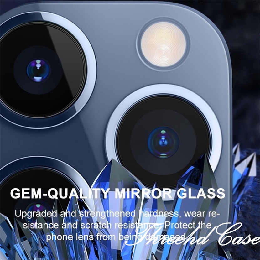 Kính Cường Lực Siêu Mỏng HD 2021 Bảo Vệ Ống Kính Máy Ảnh Cho iPhone 13 12 11 Pro Max Xs Max X Xs Xr SE 2020 7 8 6 6s Plus