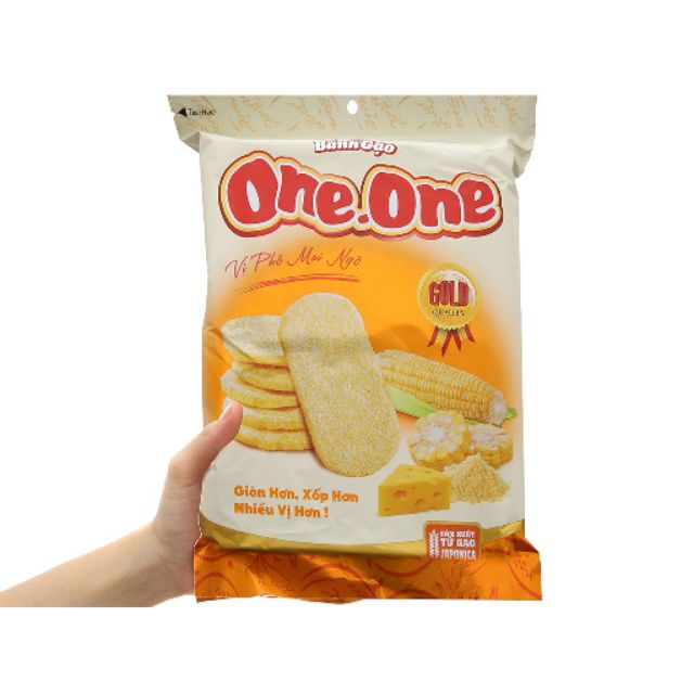 Bánh gạo one one vị phô mai ngô 118g